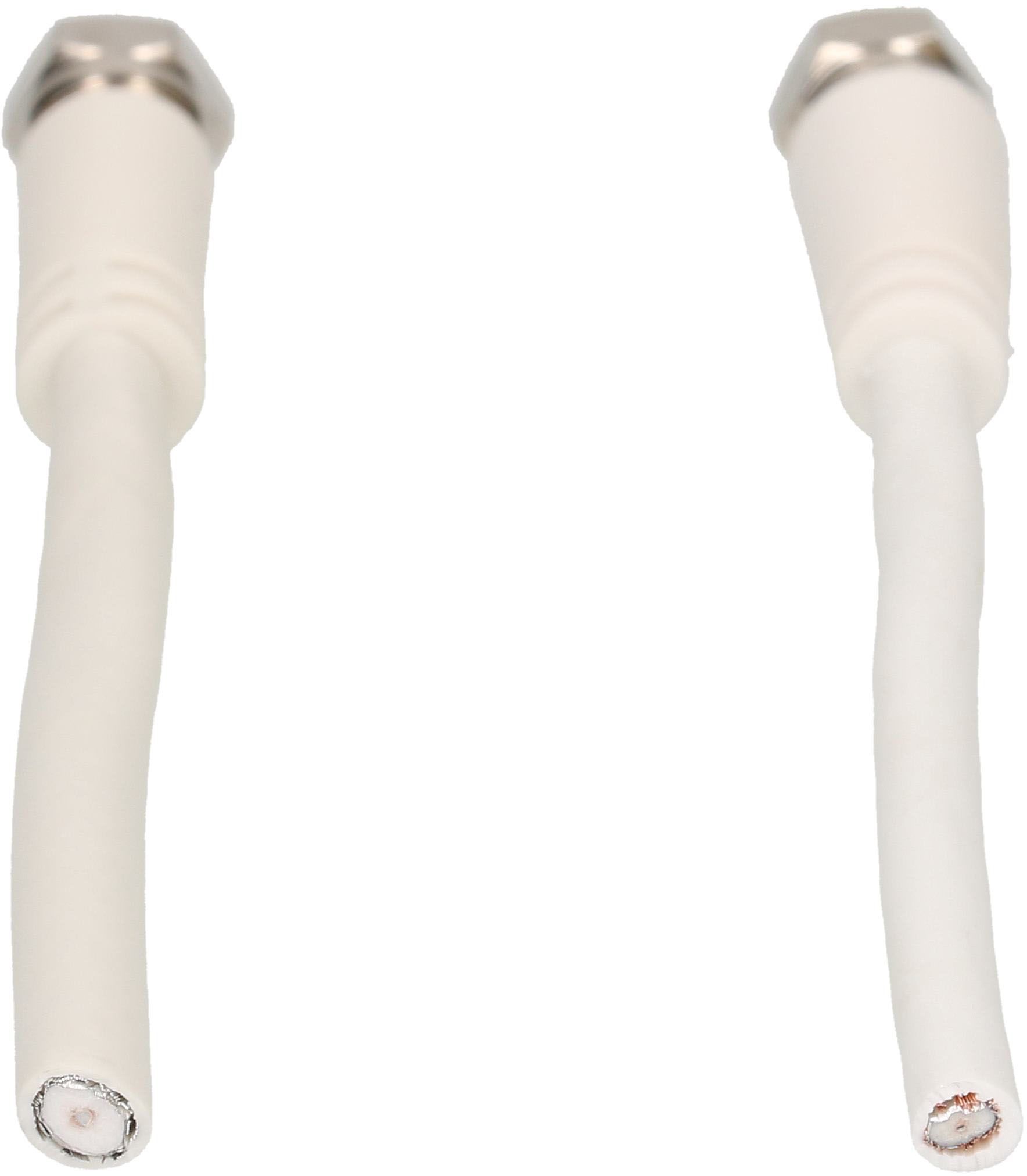 câble de raccordement SAT 75dB 1.5m blanc