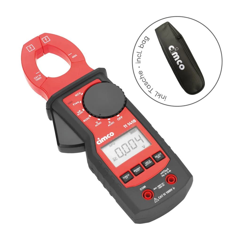 pince ampèremétrique AC/DC 4100 TRMS CAT IV 1000 V incl. borsa