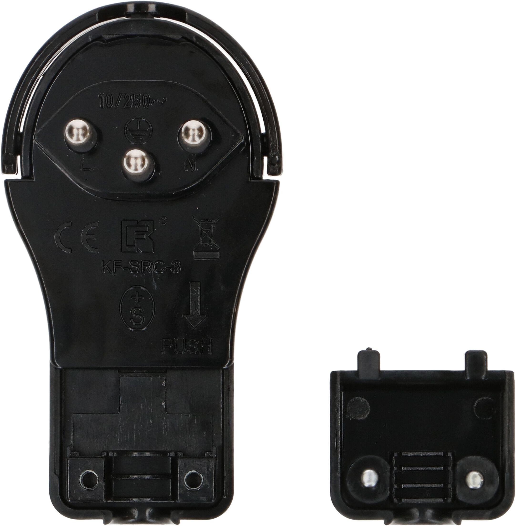 angle plat type 12 rebranchement possible noir