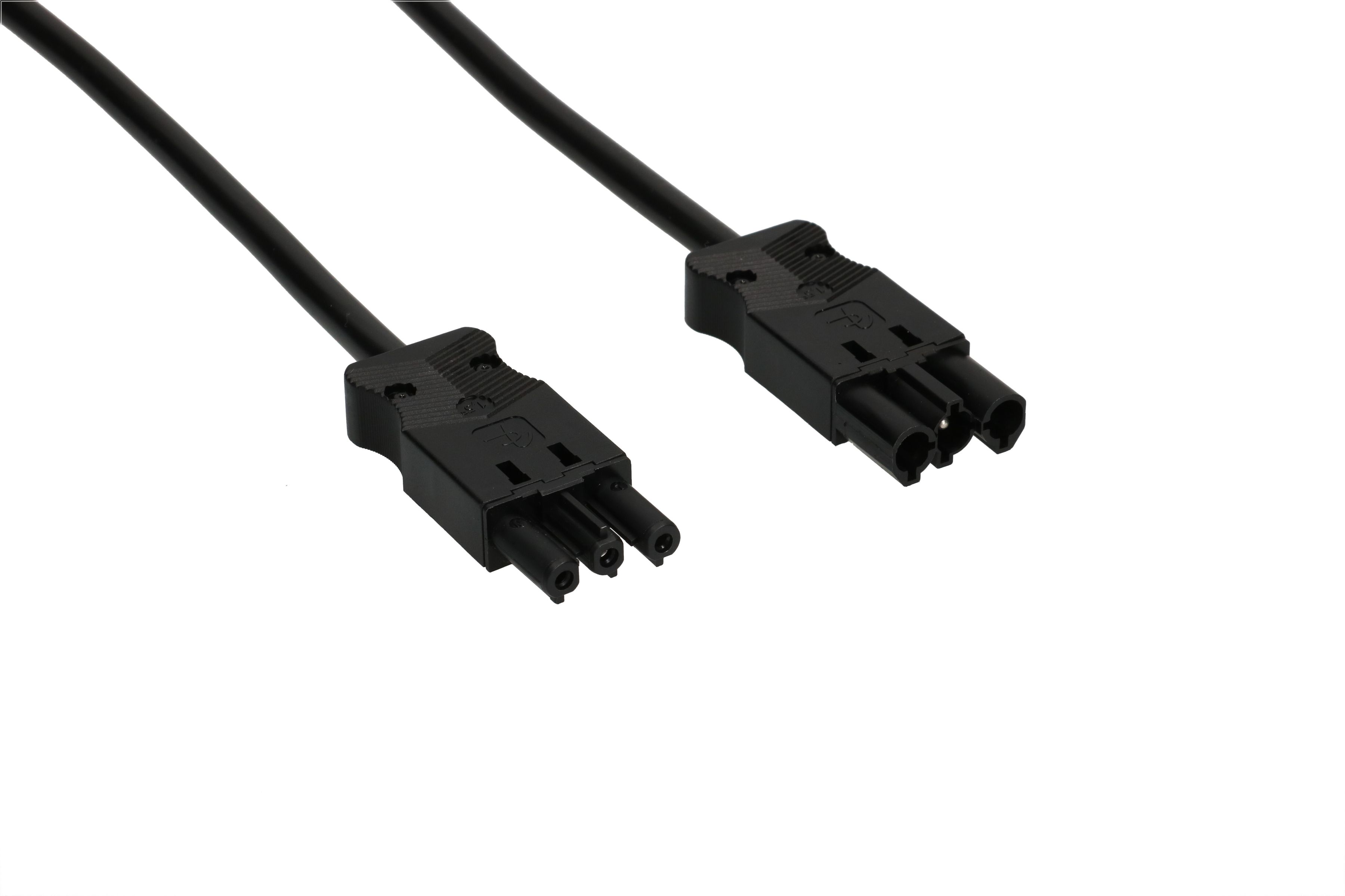 Rallonge TD AC 166 H05VV-F3G1.5 0.8m noir