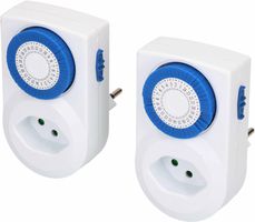 programmateur horaire 24h analogique set de 2