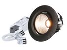 LED-Einbauspot AXO Ø80 schwarz matt 3000K 960lm 38°