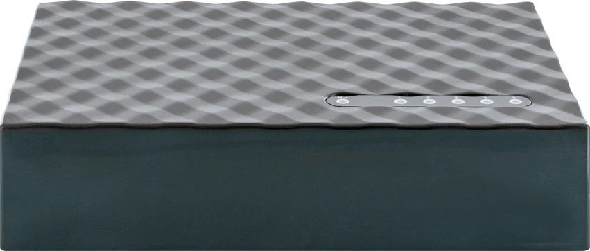 switch réseau 5 fois 1000 Mbit/s noir