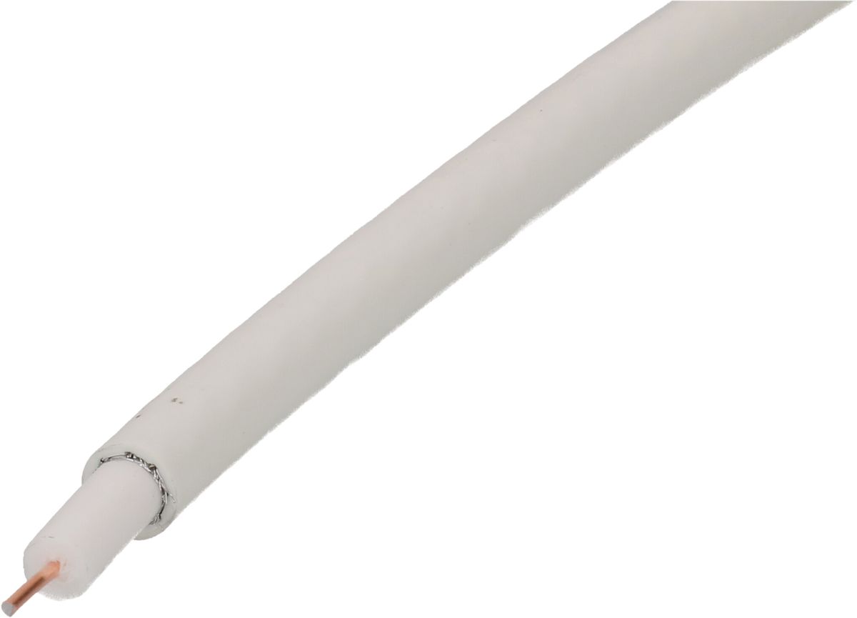 câble coaxial 90dB blanc