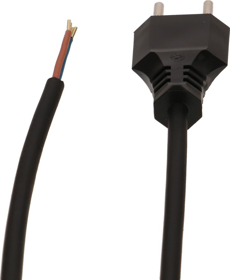 GD-Netzkabel H05RR-F2X1.0 5m schwarz Typ 11