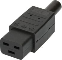 prise de connecteur type C19 3 pôles noir