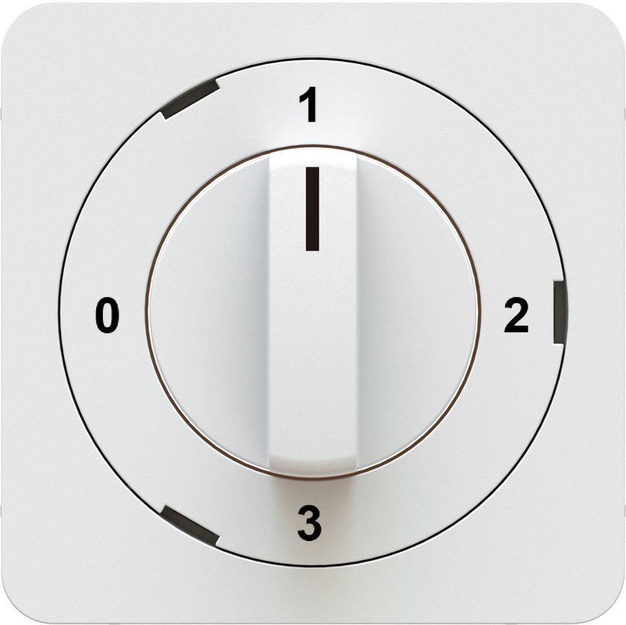 interrupteur rotatif/à clé 0-1-2-3 plaque frontale priamos bc