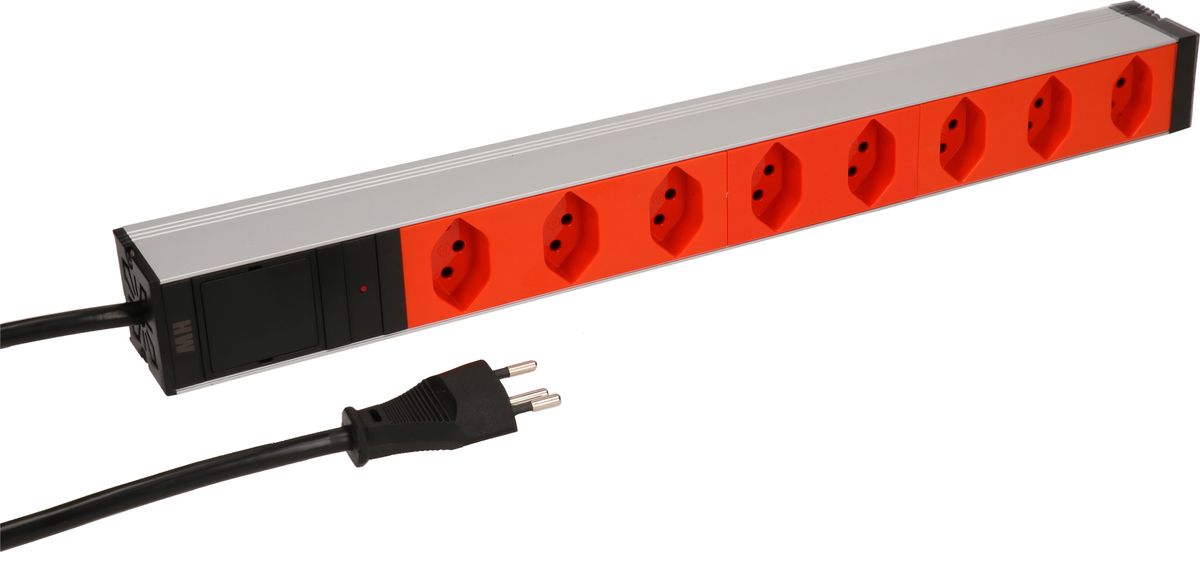 PDU 19 pouce 8x type 13 orange 1U