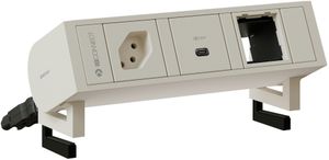 SUPRA bloc multiprise blanc 1x type 13 1x USB-C 60W 1x vide