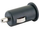 USB Auto Ladeadapter 1x USB-A 12W schwarz