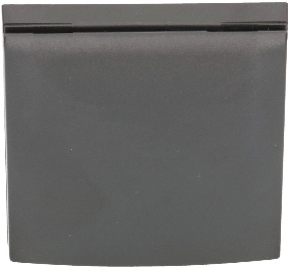 Abdeckrahmen Gr.1 UP mit Klappdeckel Integro anthrazit