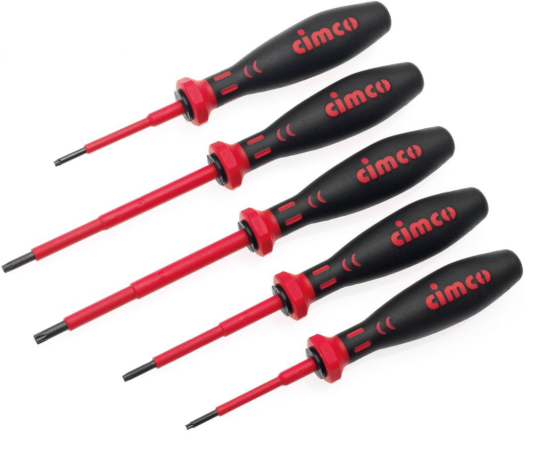 Assortiment de tournevis Torx - 5 pièces 1000V