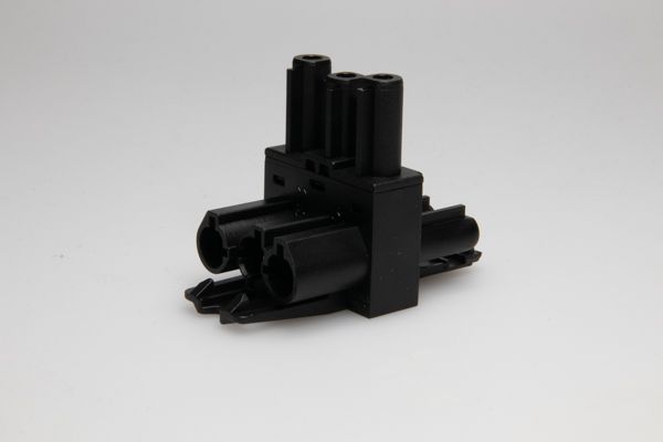 bloc de distribution AC 166 GVT 3/3 noir juxtaposable