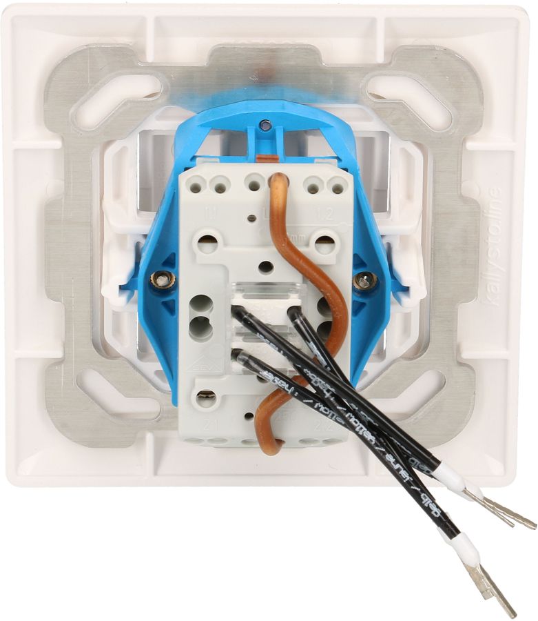 interrupteur à poussoir double schéma3+3 illu. jn ENC Kallysto bc