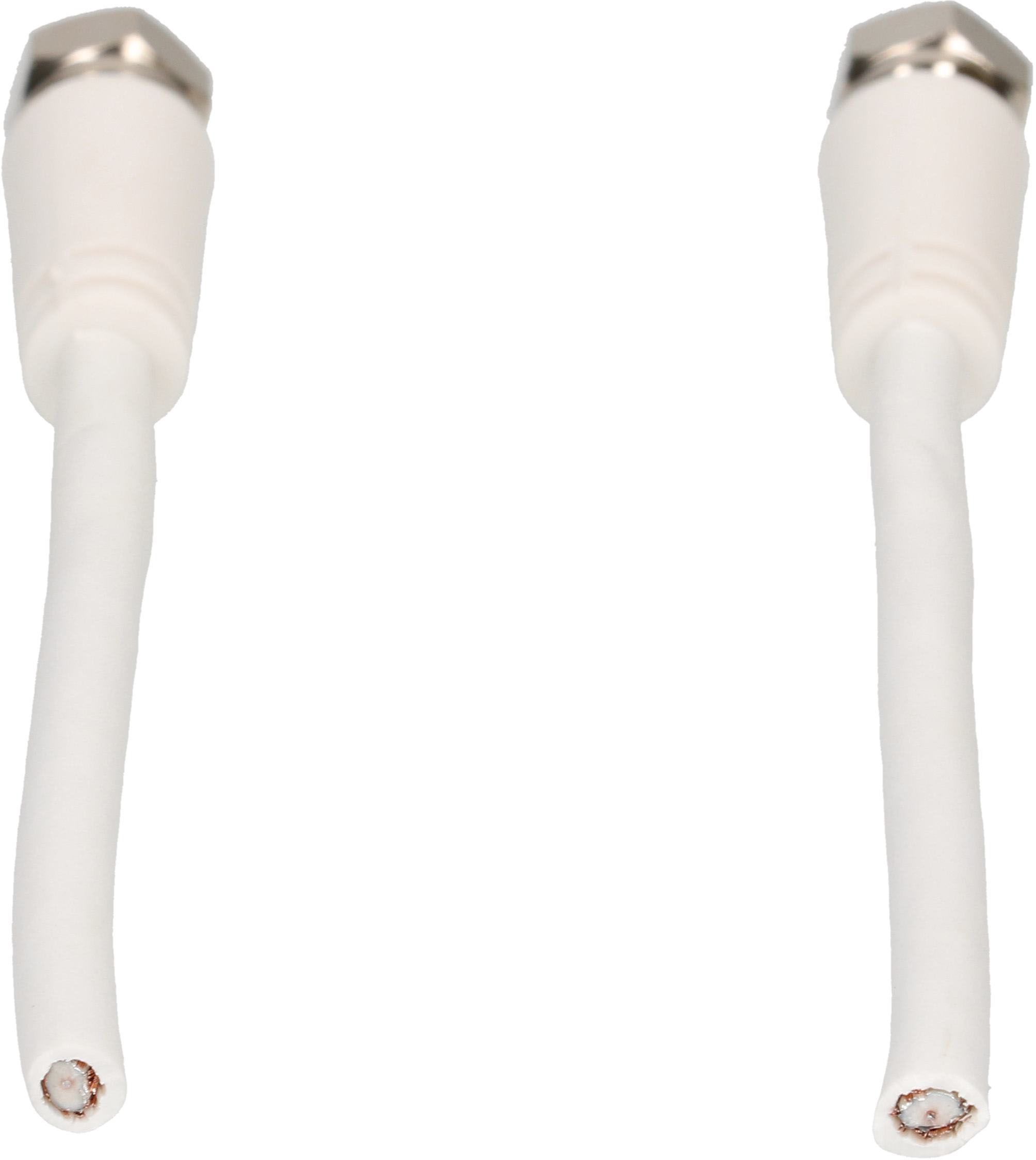 câble de raccordement SAT 75dB 5m blanc