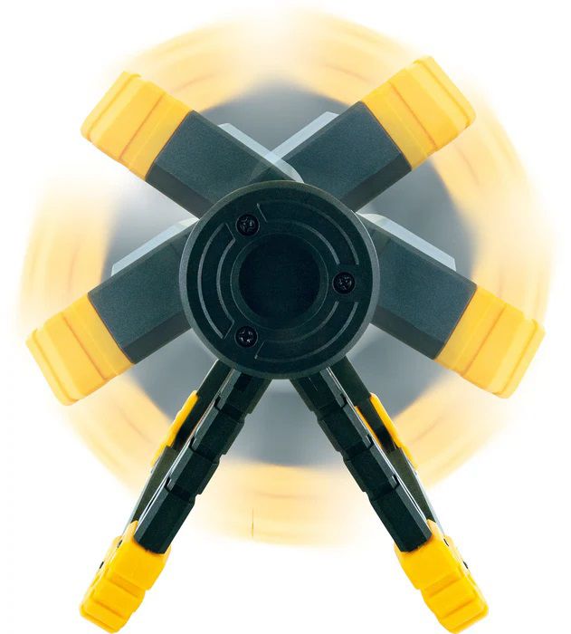 projecteur de travail rechargeable LED 2x 10W pivotant à 360°