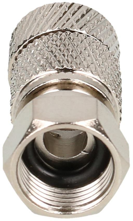 fiche F à visser D=7mm avec joint 2 pièces