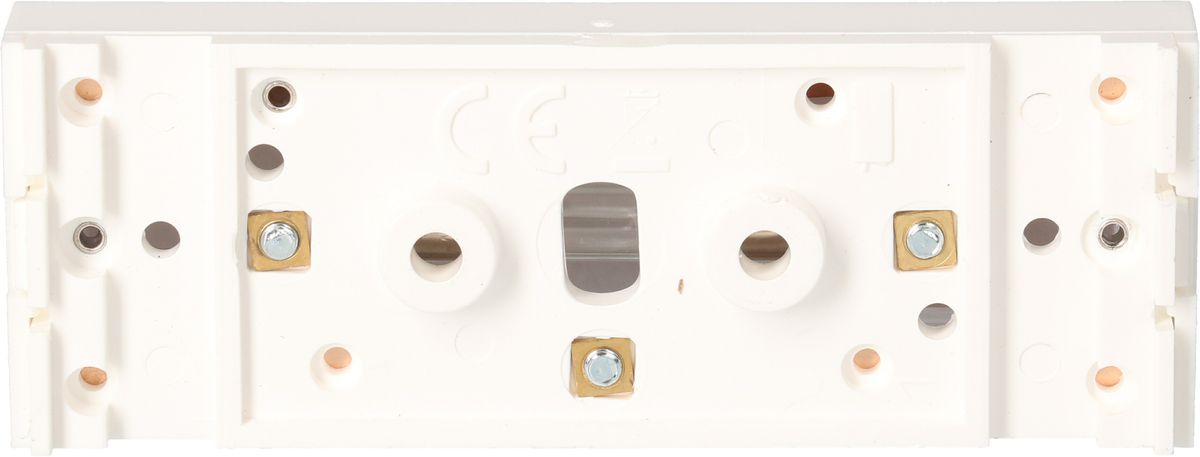 bouton-poussoir de sonnette blanc