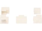 Connessione canalina 16x16mm bianco assortito 5 pz.