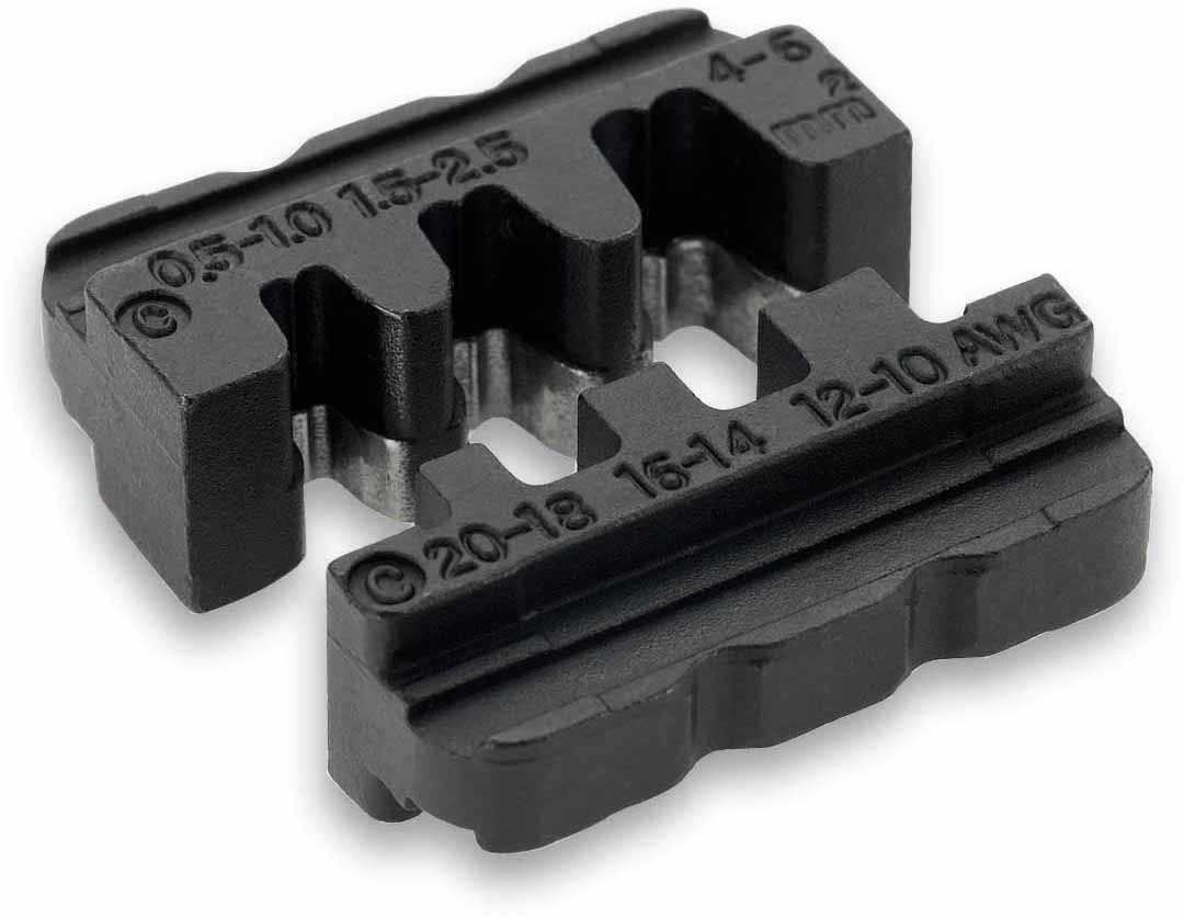 Profilé de rech. sys. pinces à sertir divers connec. 0.5-6mm²