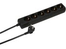 multiprise 6x Schuko noir 1.4m