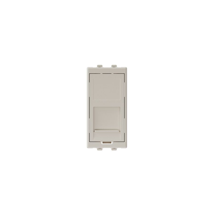 accessoire multimédia 45x22.5 blanc couverture pour 1x RJ45
