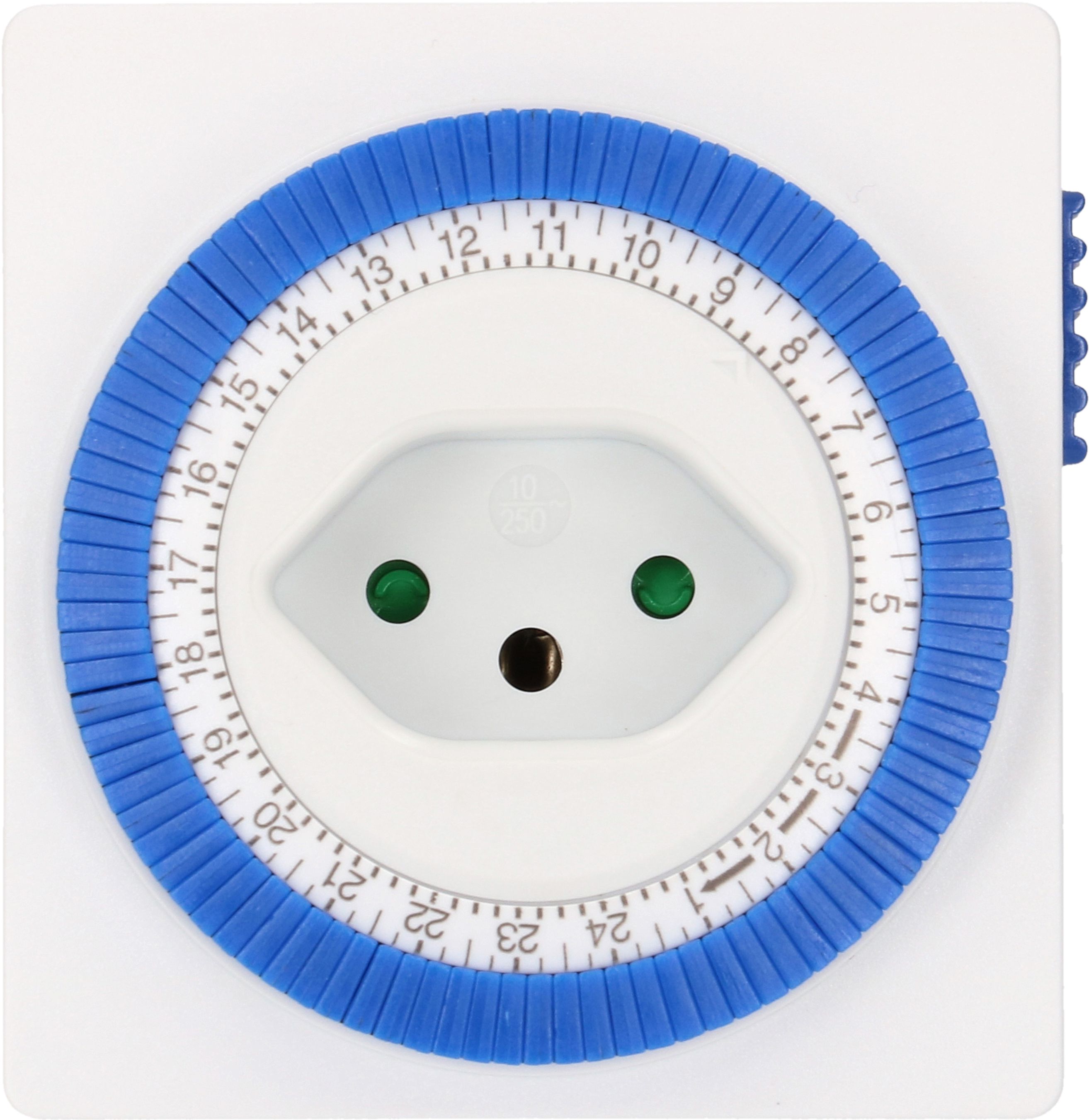 programmateur horaire 24h analogique interrupteur au centre