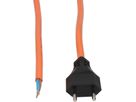 EPR/PUR-Netzkabel H07BQ-F2X1.5 3m orange Typ 11