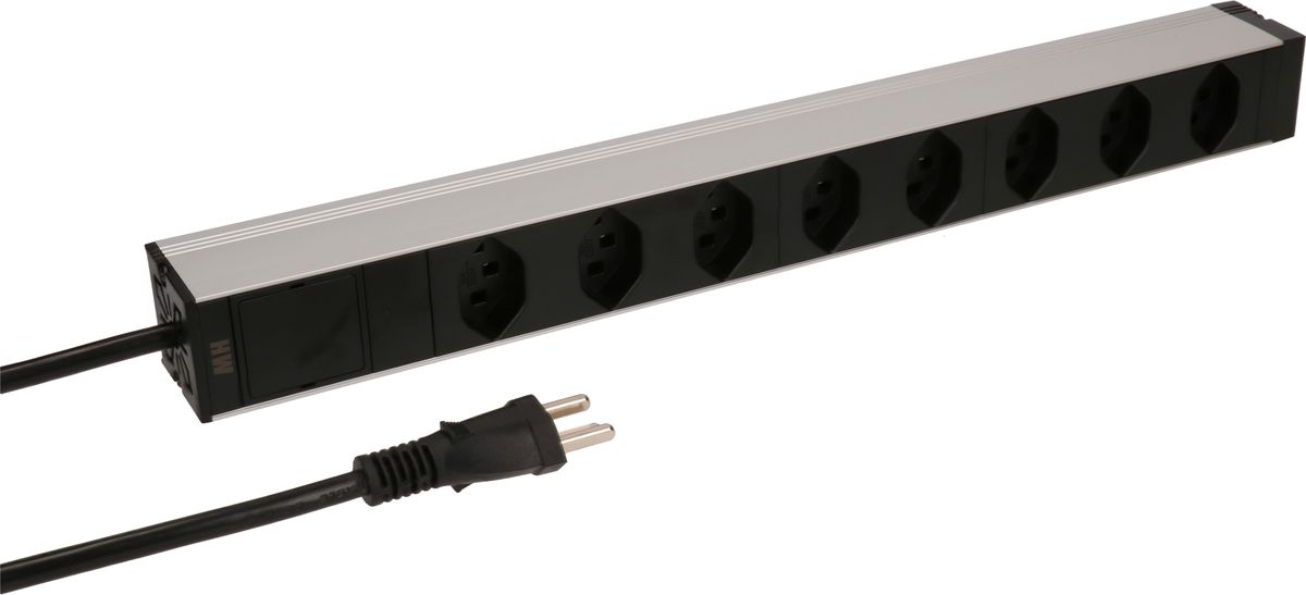PDU 19 pouce 8x type 23 noir 1U