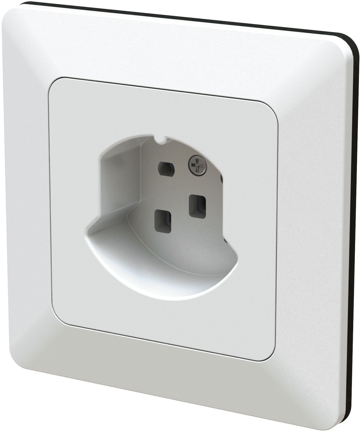 prise 1x type 25 ENC priamos blanc