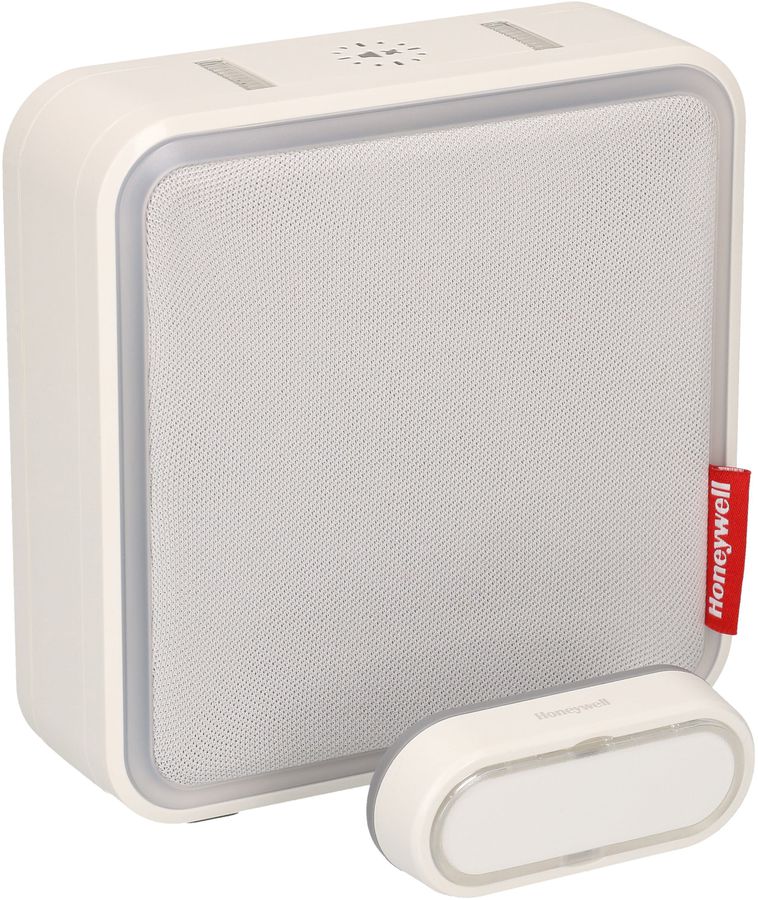 Kit carillon sans fil, portée=200 m, blanc, halo lumineux MP3