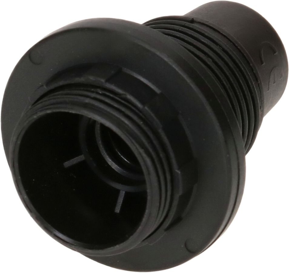 douille E14 à vis avec 2 anneaux M10x1 noir