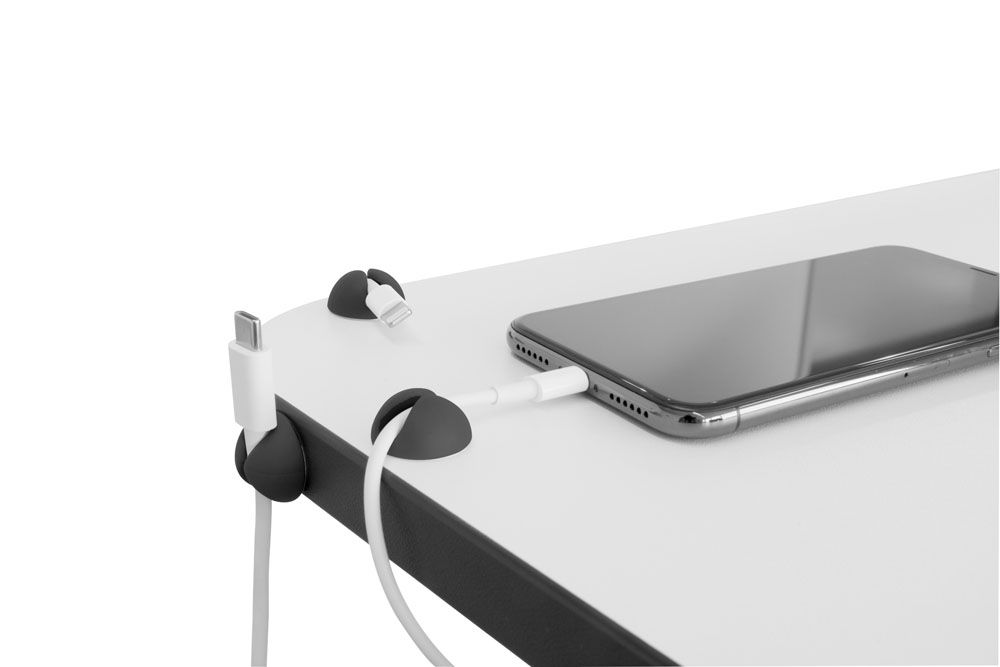 SINGLE STOP Set rond 9x noir