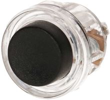 Bouton-poussoir transparent/noir