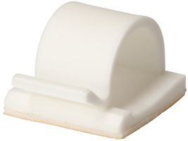 set de brides adhésifs 5mm blanc / 10 pièces