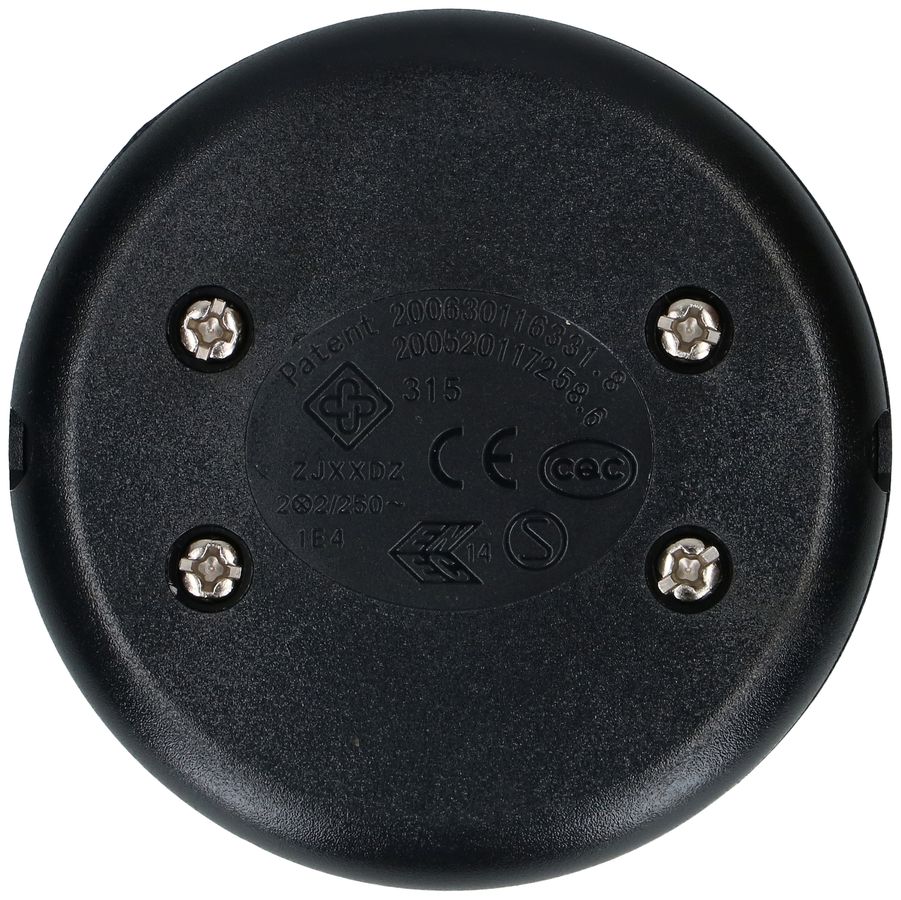 interrupteur à pied 1 pôles OFF 2(1)A noir