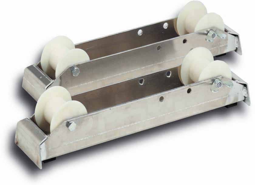 Paire de mini-rails à roulettes