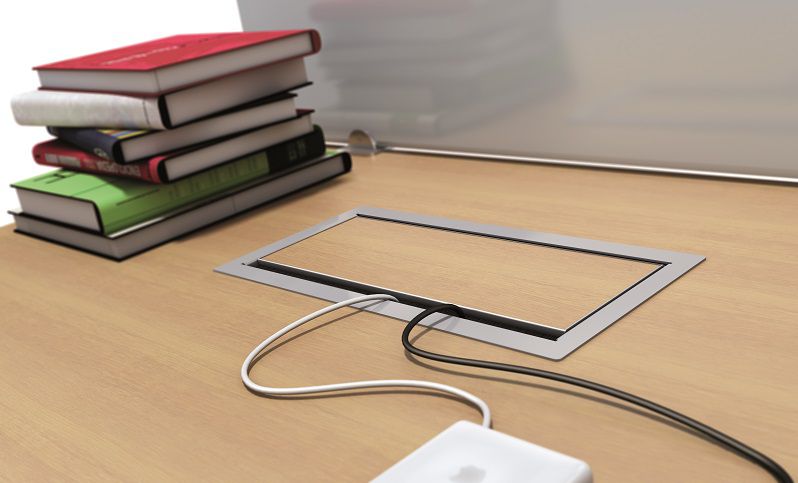 BOX PLUS cadre agencé noir M 4 fois