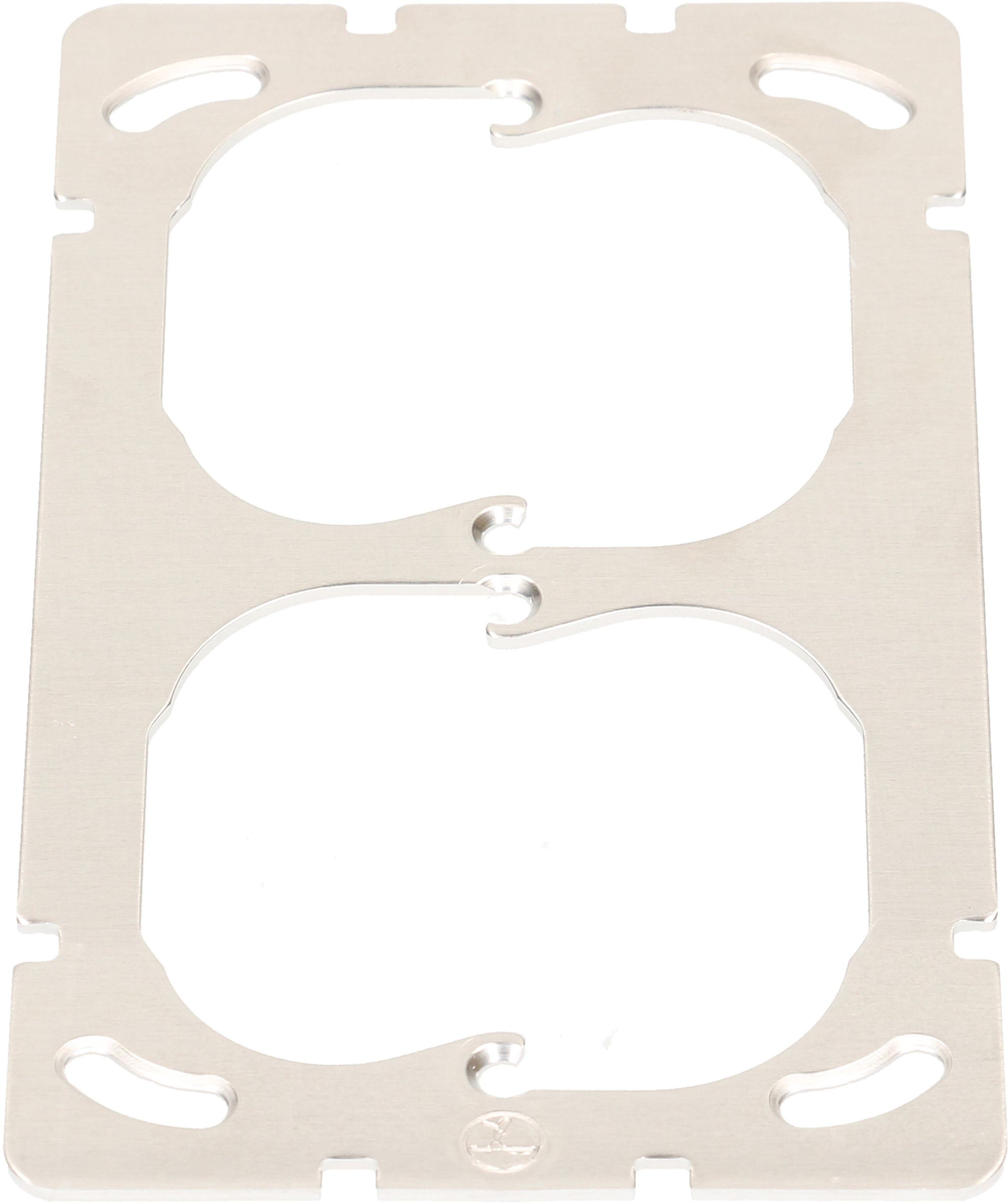 Piastra di fissaggio dim.1x2 EdizioDue