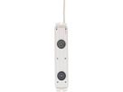 multiprise Prime Line 6x type 13 blanc aimant 3m clip-clap