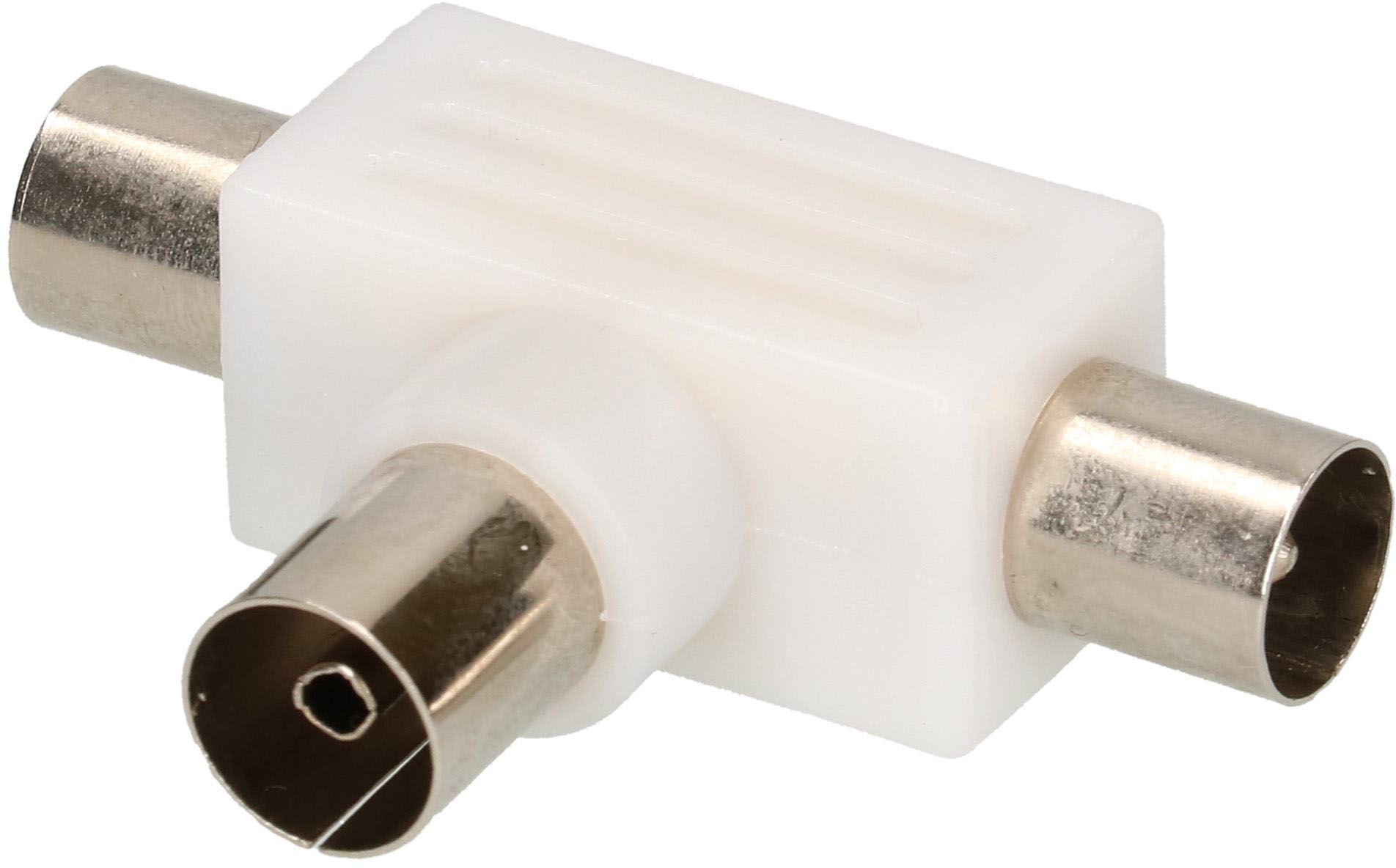 Diviseur enfichable 2x TV blanc