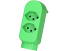 Multi adaptateur ADAPT 2+1x type 13 vert fluo rotatif BS