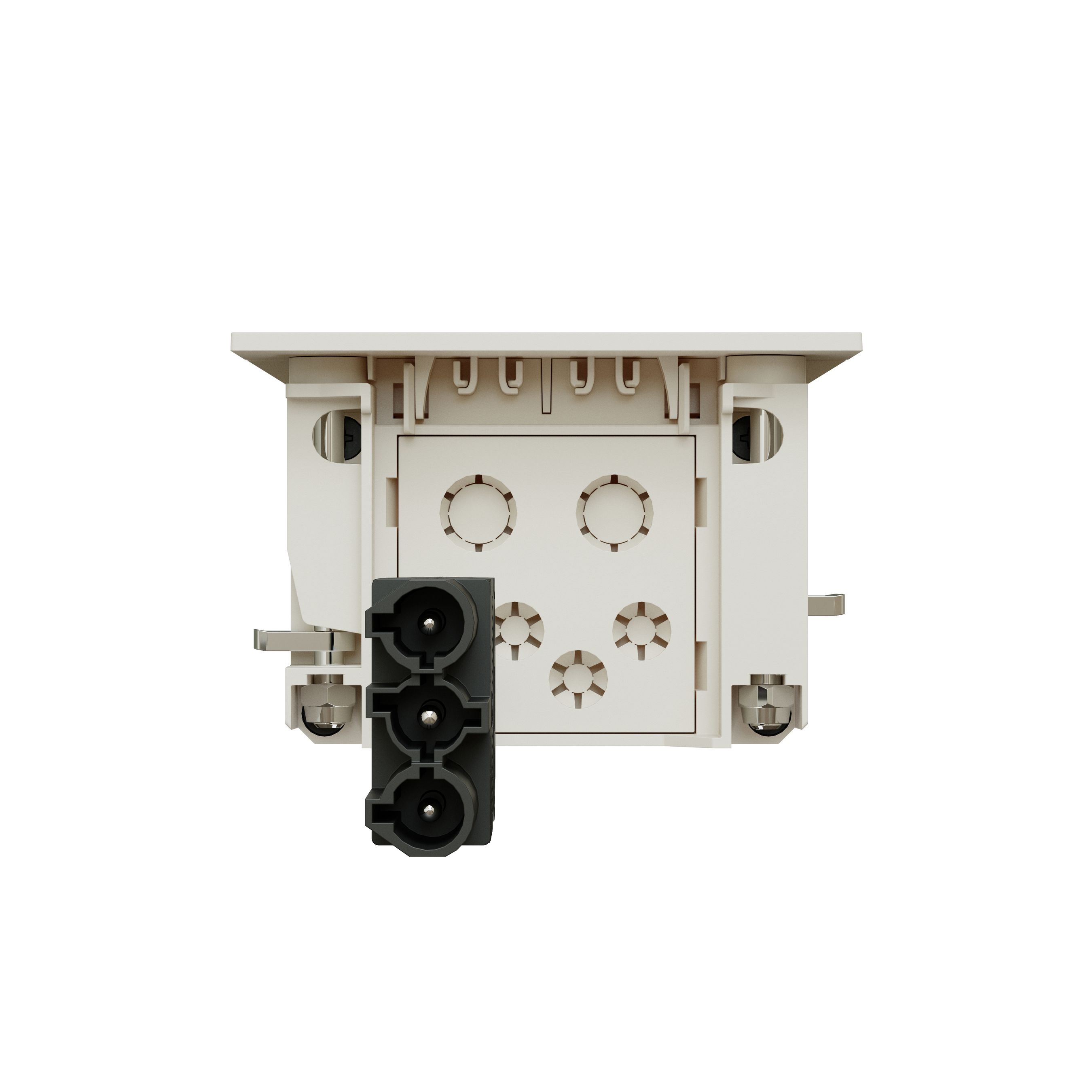 INTRO2.0 bloc multiprise blanc 1x type 13 1x USB A/C