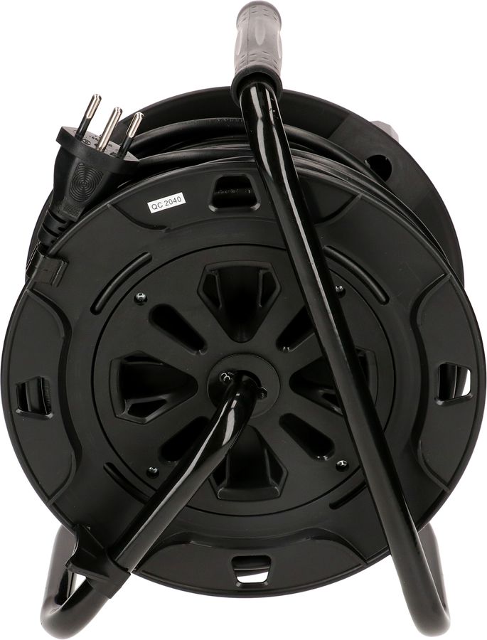 enrouleur de câble 3x type 13 2x USB type A 20m noir
