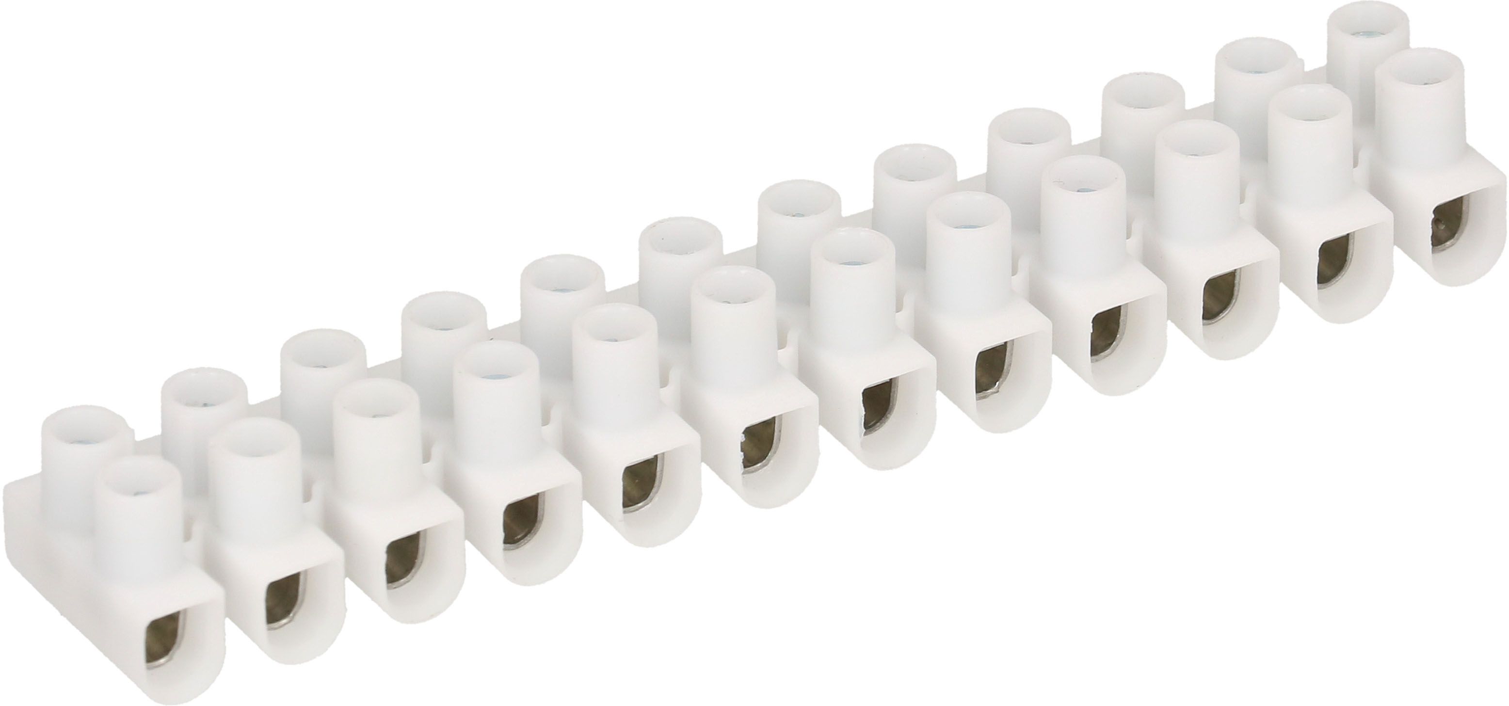 barrete de bornes EKL 0 S 1-4mm2 12 pôles blanc