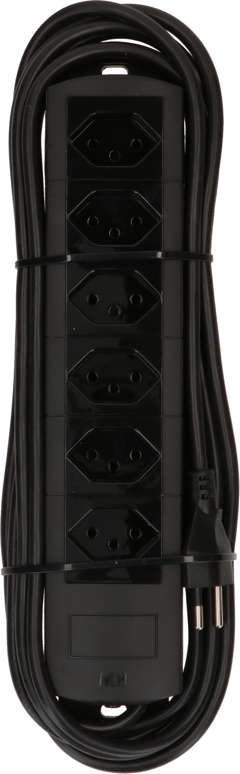 multiprise Prime Line 6x type 13 noir aimant 5m