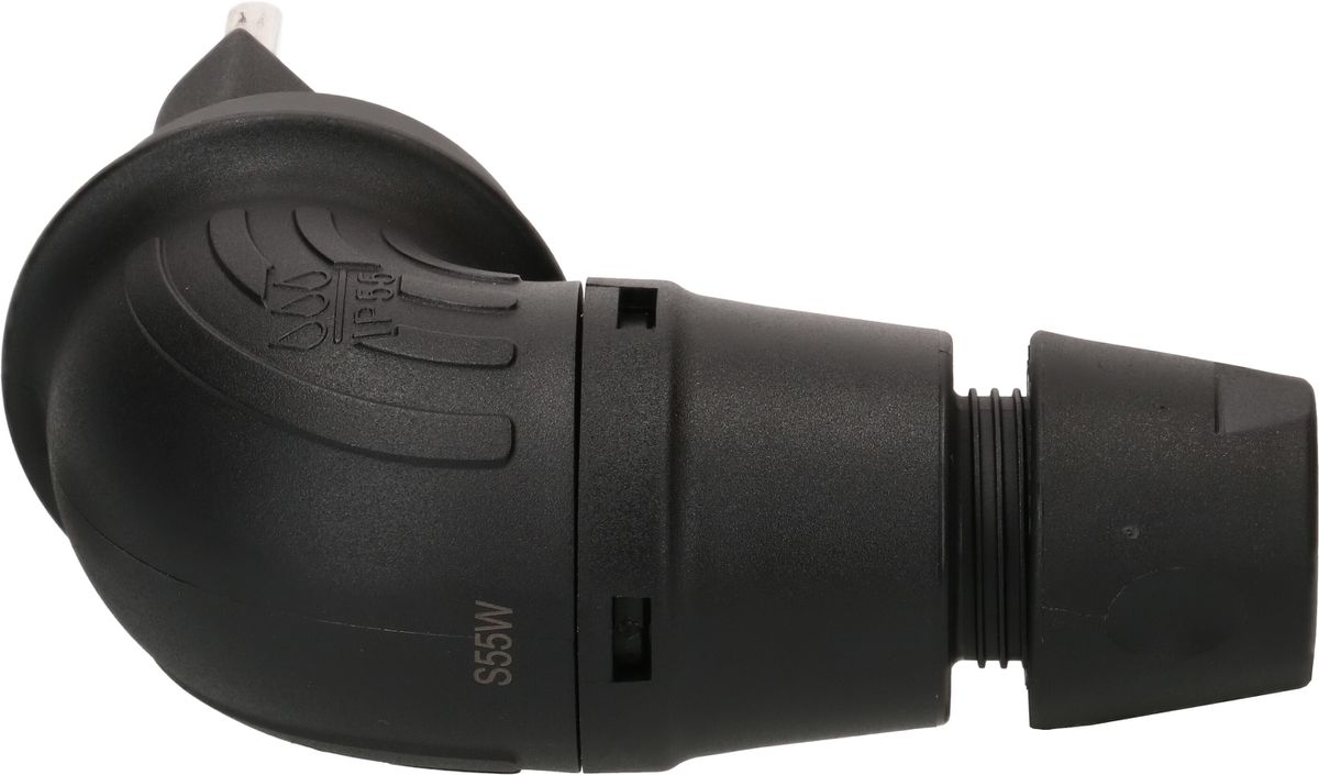 fiche TH type 23 coudée 3 pôles noir IP55