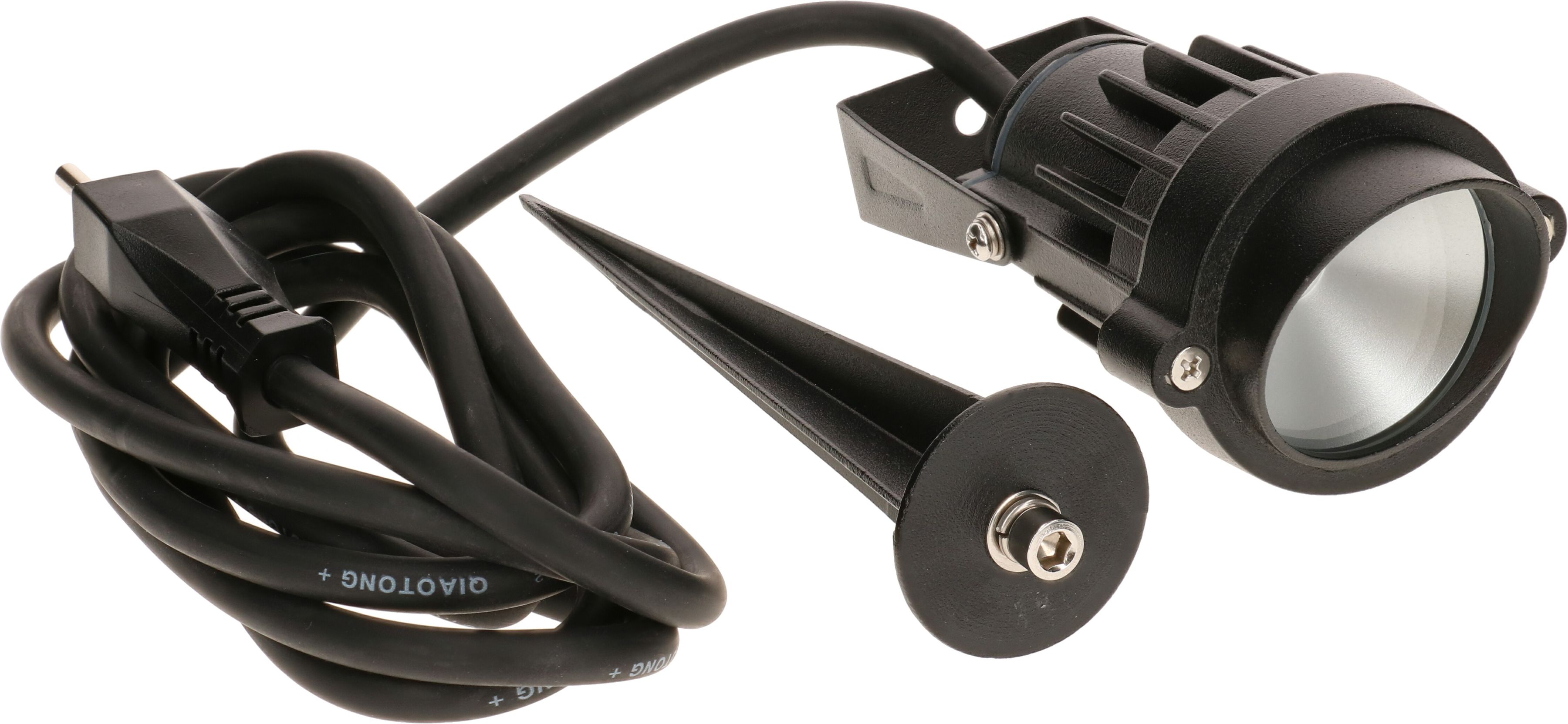 LED Gartenspot 350lm ALU schwarz IP65