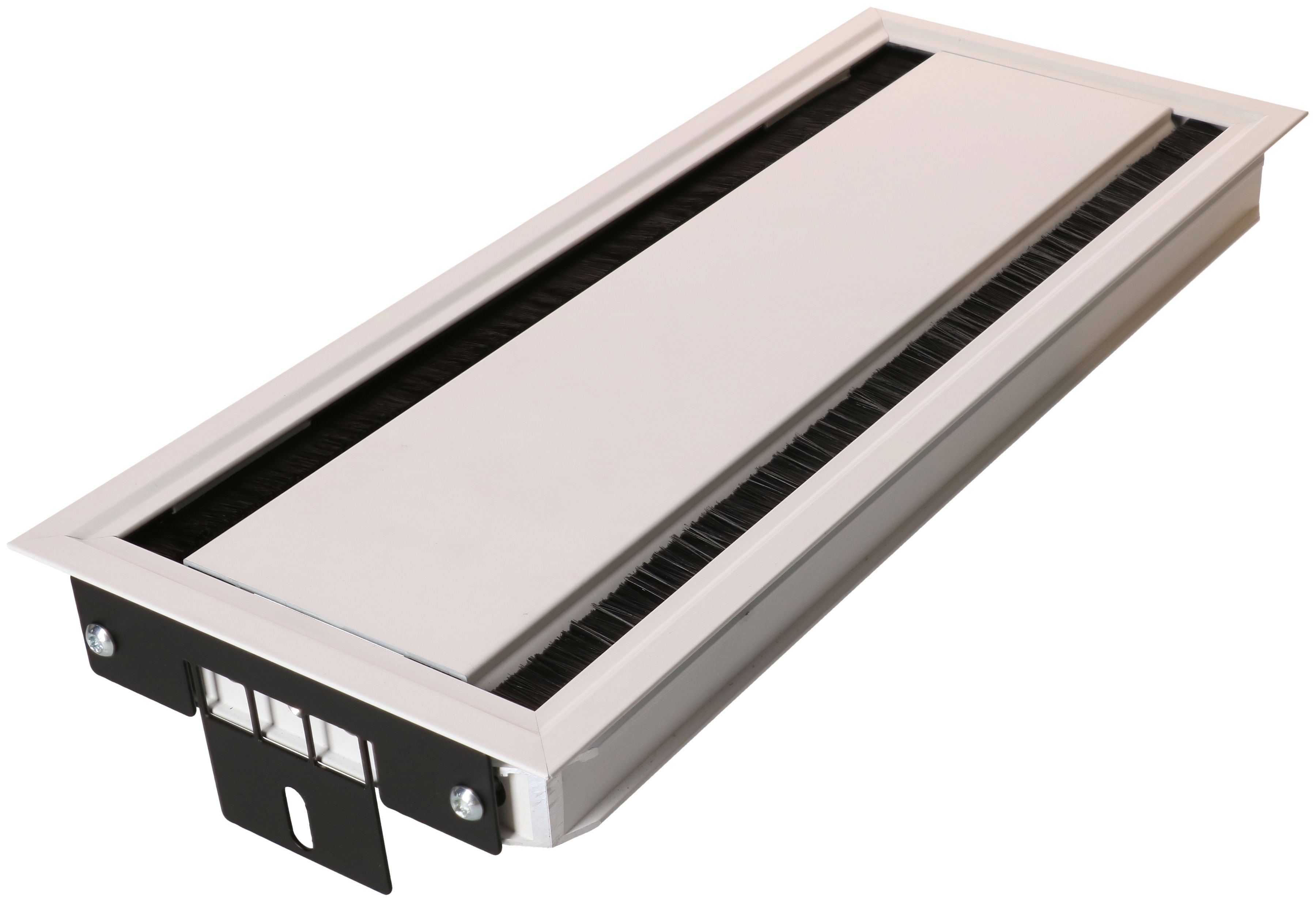 Duo plus Cover Einbaurahmen kurz weiss inkl. Befestigung