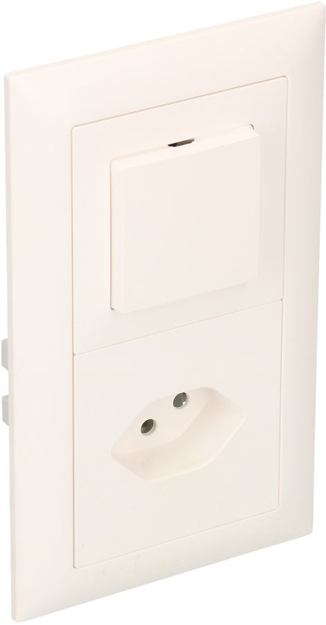 combinazione schema 3 / tipo 13 dim.2x1 INC EdizioDue bianco